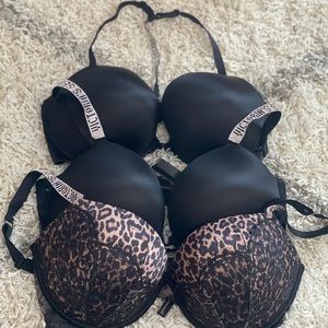 3 VS DIAMOND 38DD BOMBSHELL BRAS